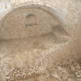 ipogeo di Via Martinez. Uno dei giacigli arcosoli presenti nel sito